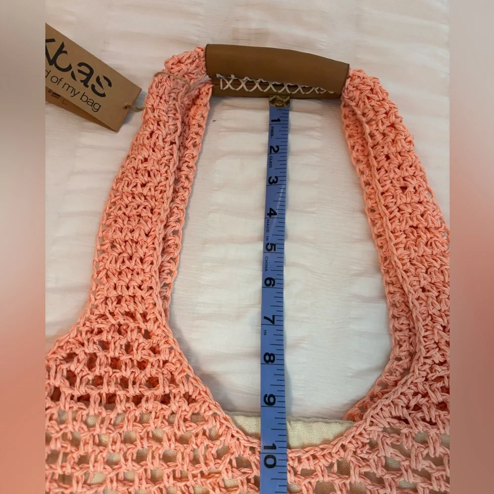 Kbas handmade boho bag with Natural Fibers 100% Rafia Sintetica- NWT - Picture 11 of 11